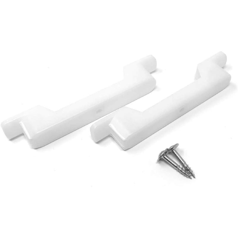 TT False Front Cabinet Clips 4-1/2" - Fake Drawer Clips/False Drawer Front Clips - 1 Set (2 Clips) - Image 1